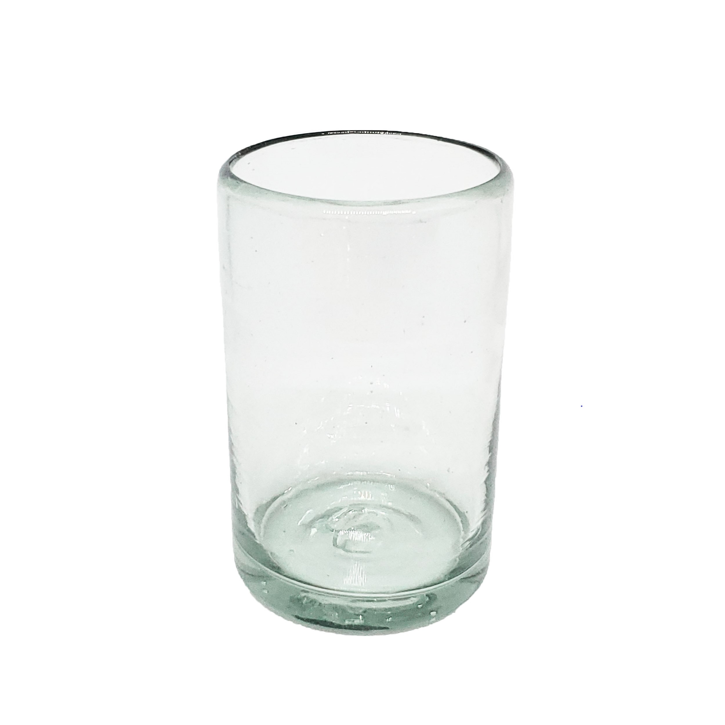 VIDRIO SOPLADO / vasos Jugo 9oz Transparentes, 9 oz, Vidrio Reciclado, Libre de Plomo y Toxinas